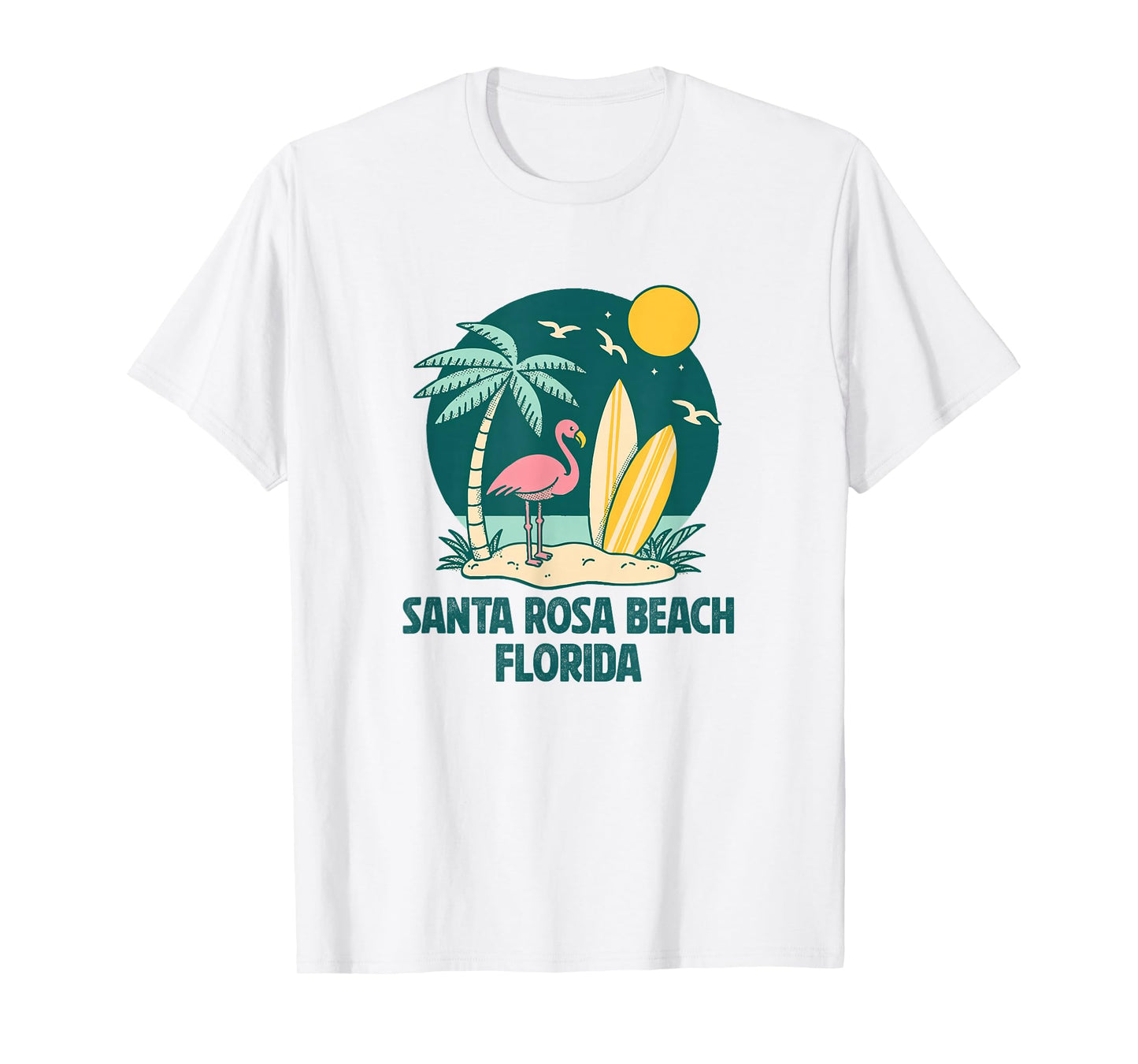 Santa Rosa Beach Florida Souvenir Walton County T-Shirt