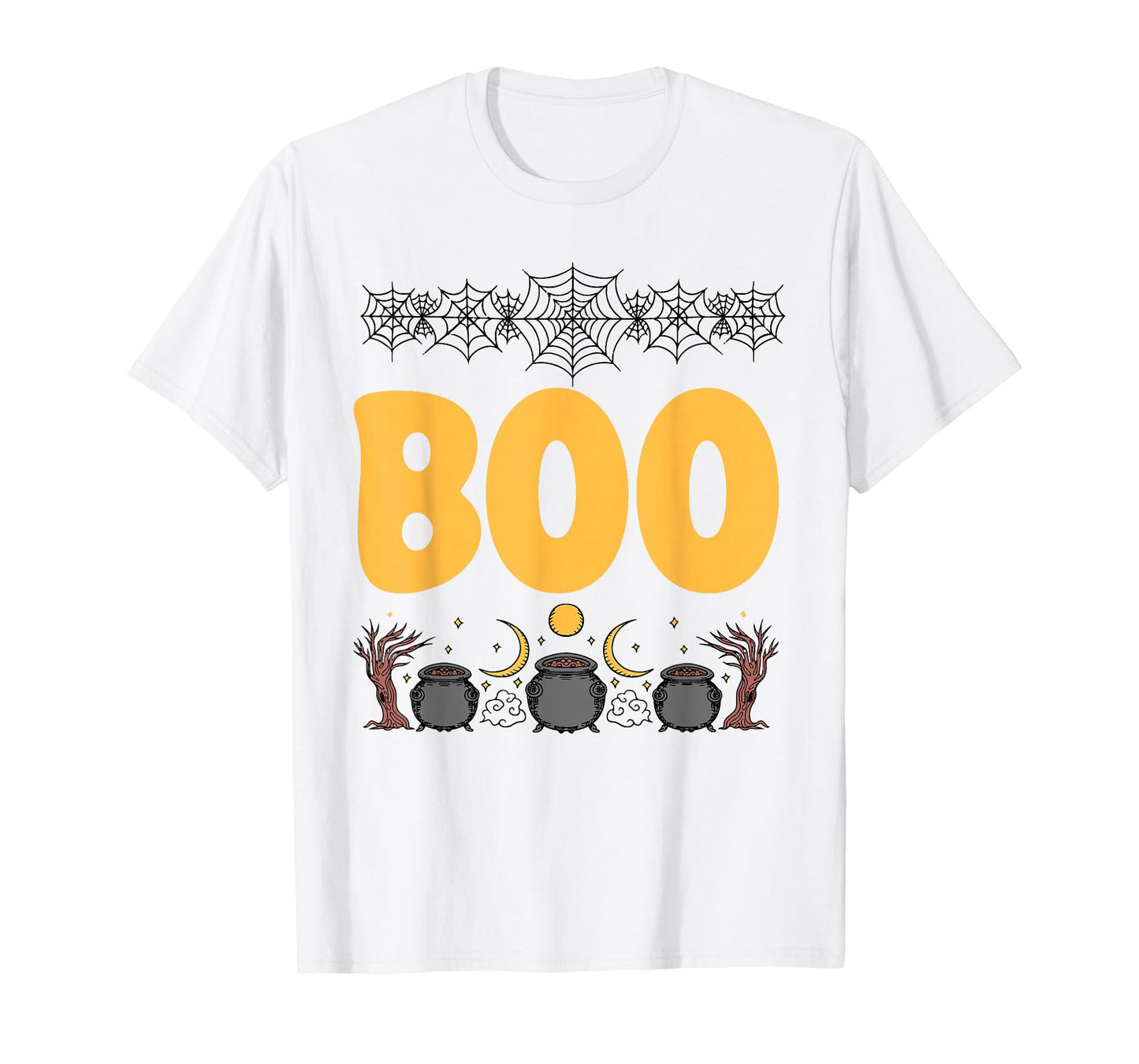 Boo Halloween Spider Witch Trick or Treat Halloween Lover T-Shirt
