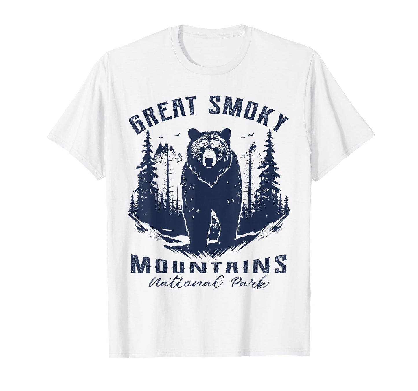 Vintage Great Smoky Mountains National Park kids Hiking T-Shirt