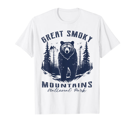 Vintage Great Smoky Mountains National Park kids Hiking T-Shirt
