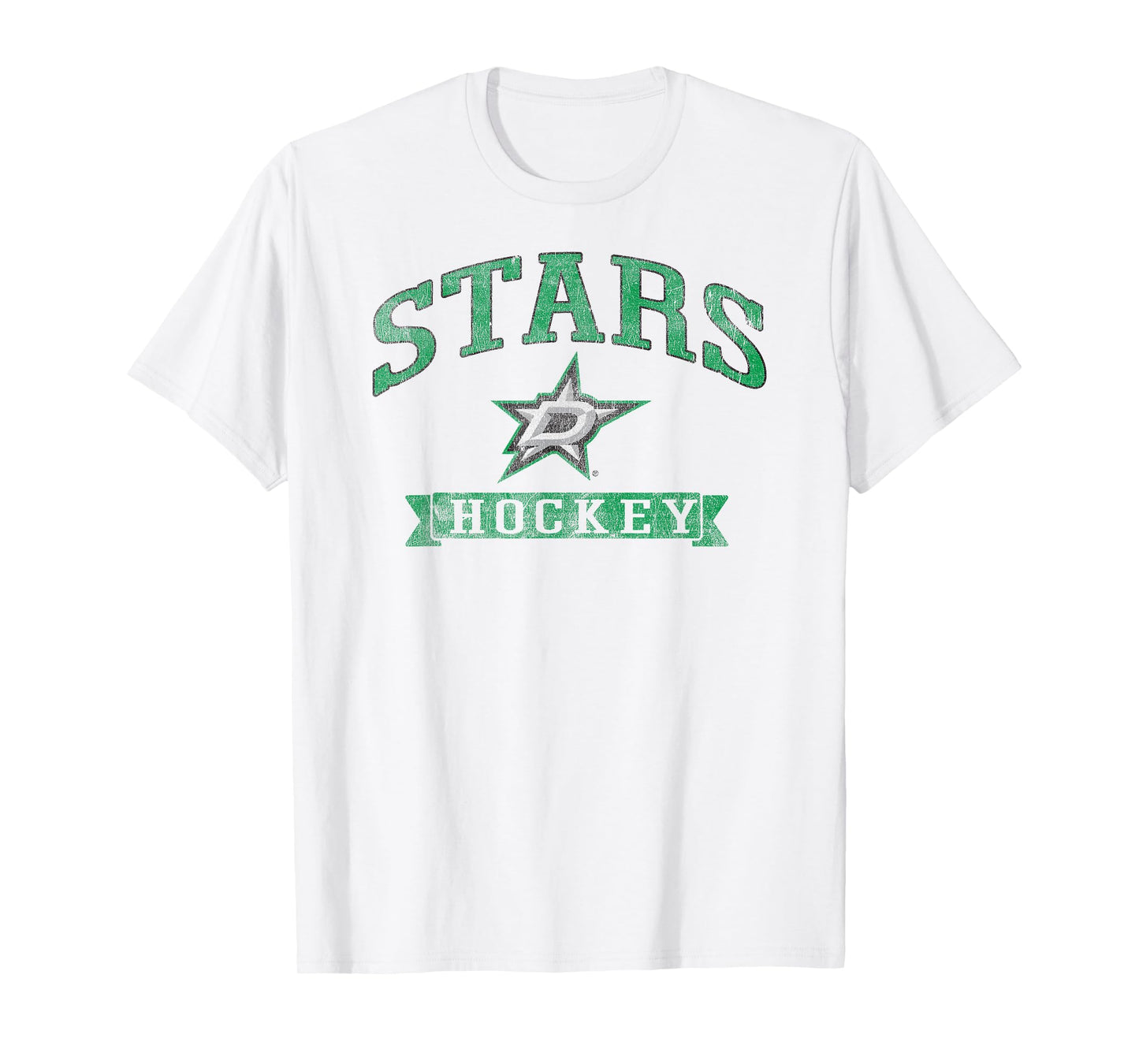 Dallas Stars Vintage Hockey Gray Officially Licensed T-Shirt