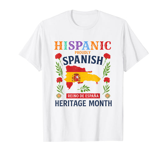 Dominican Hispanic Heritage Pride Roots and Culture T-Shirt