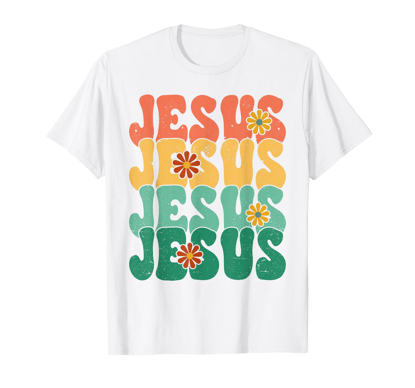 Christian Retro Jesus Religious Faith God 70s T-Shirt