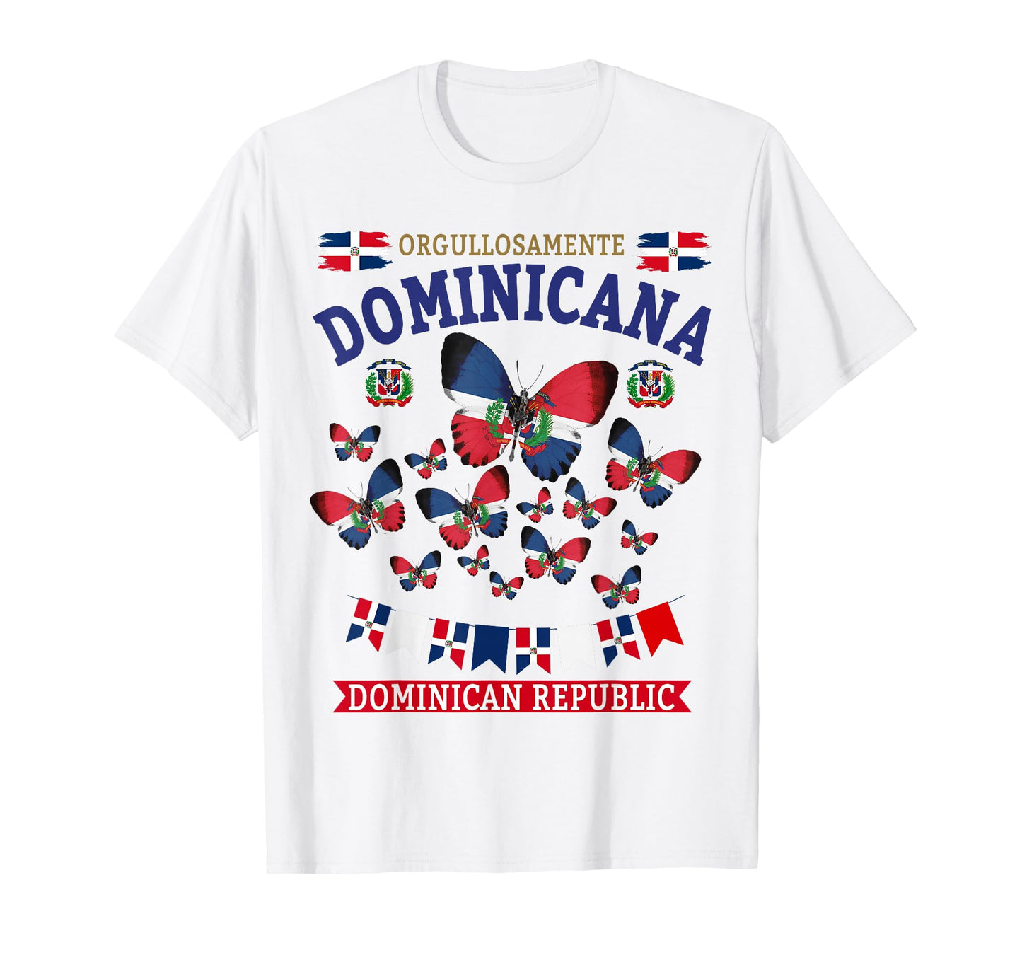 Republica Dominicana For Women & Hispanic Dominican Flag T-Shirt