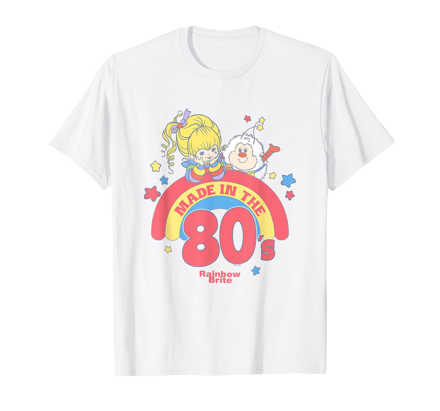 Rainbow Brite Me In The 80's Pastel Colors Retro Chest Logo T-Shirt