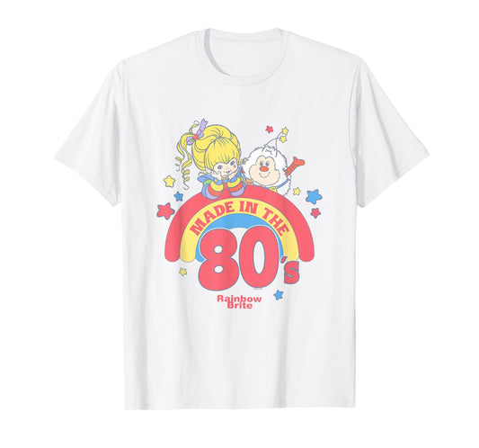 Rainbow Brite Me In The 80's Pastel Colors Retro Chest Logo T-Shirt