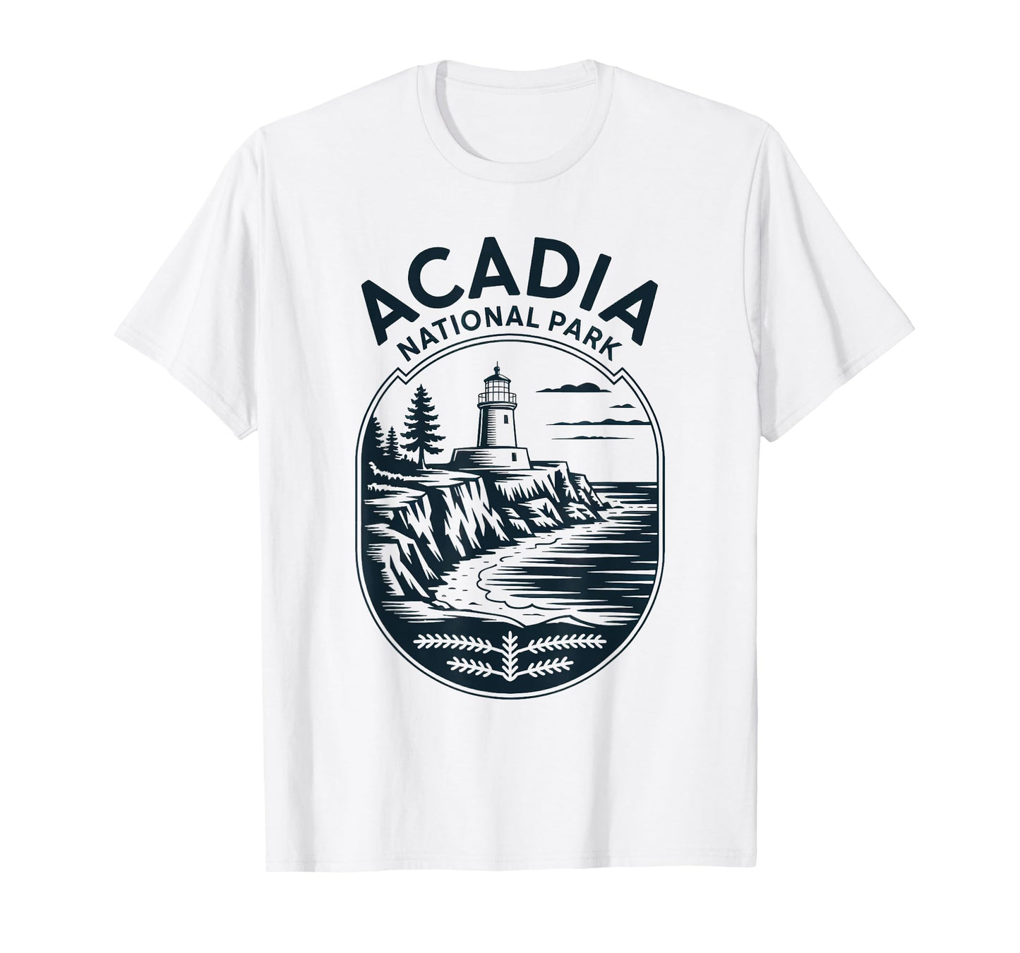 Acadia National Park Retro Camping Hiking US National Park T-Shirt