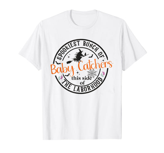 Labor and Delivery Nurse Halloween Witch Hospital Party T-Shirt