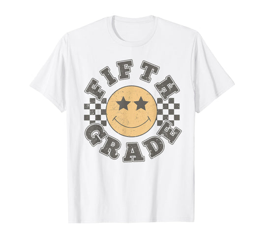 Fifth Grade Teacher First Day Of 5th Grade Back To School T-Shirt