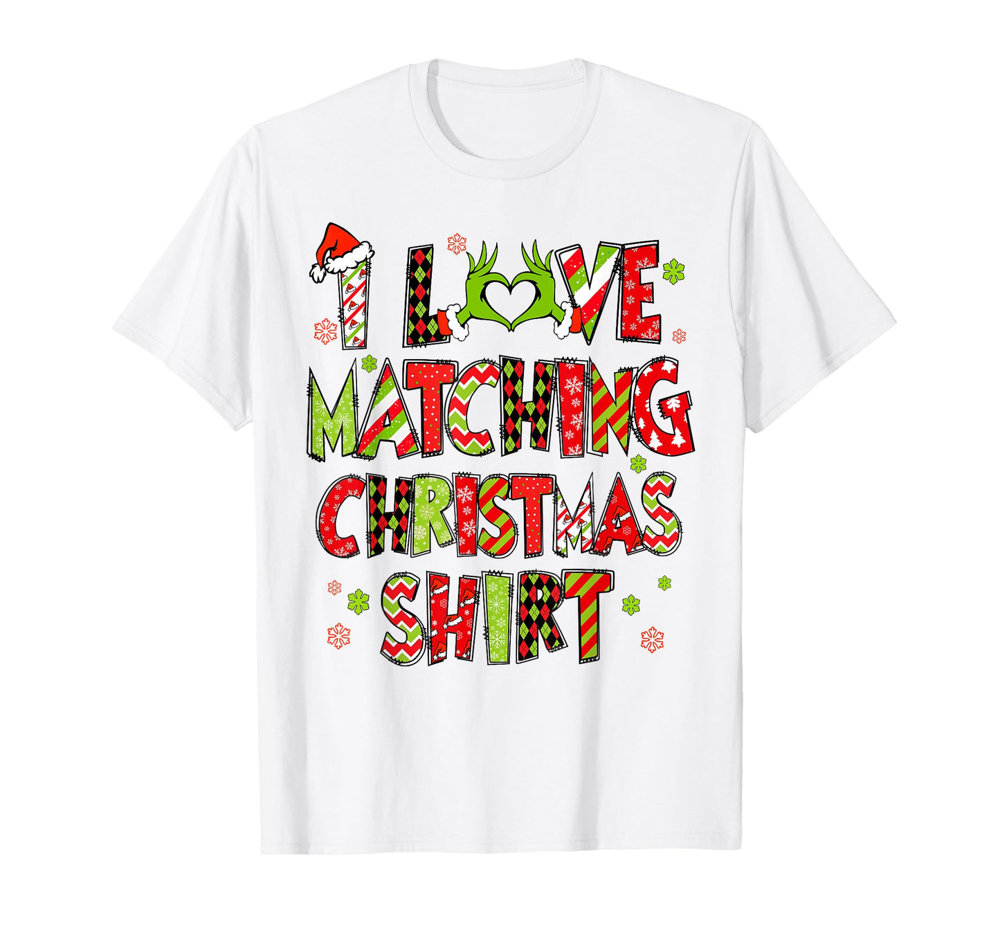 I Love Matching Christmas Shirt But I Don't Couples Pajamas T-Shirt