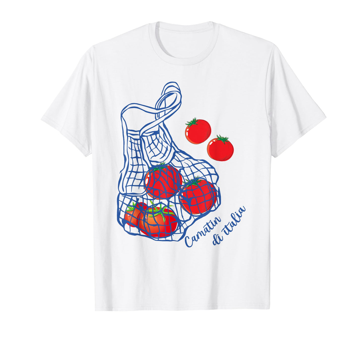 Tomato Bag Girl Summer Gardening Farmer Aesthetic T-Shirt