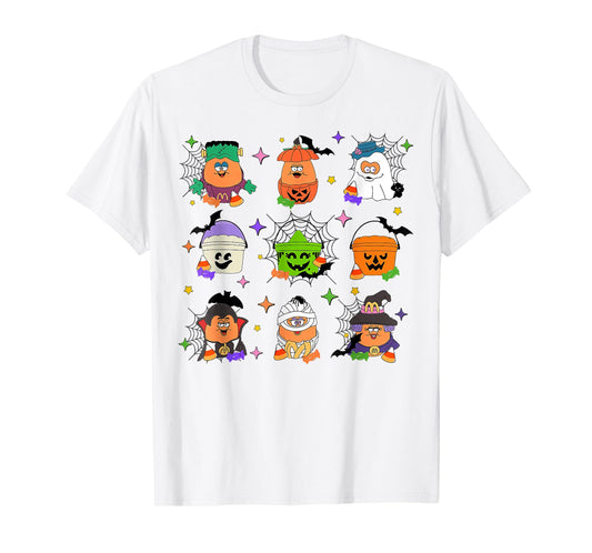 Spooky Nuggets Meal Bucket Halloween Chicken Nuggets T-Shirt