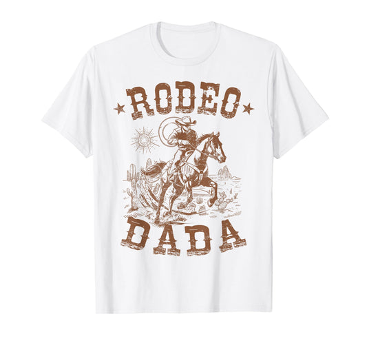 Rodeo Dada Western Cowboy Family Matching Father's Day T-Shirt
