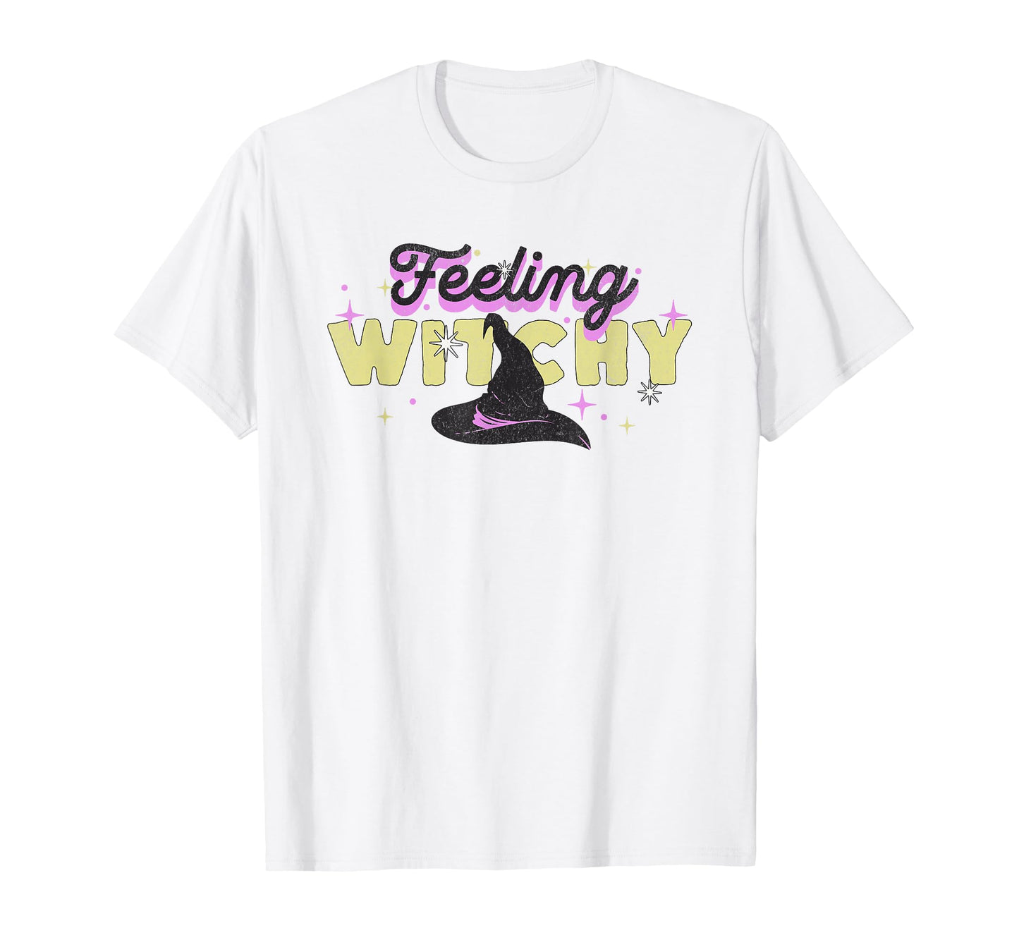 Cute Men Women Kids Girls Witch Halloween Feeling Witchy T-Shirt