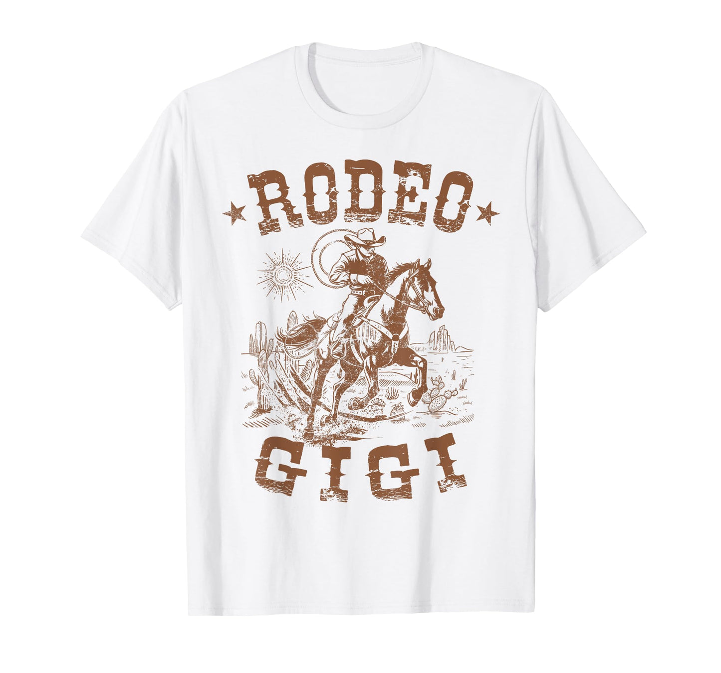 Rodeo Gigi Western Cowboy Family Matching Mother's Day T-Shirt