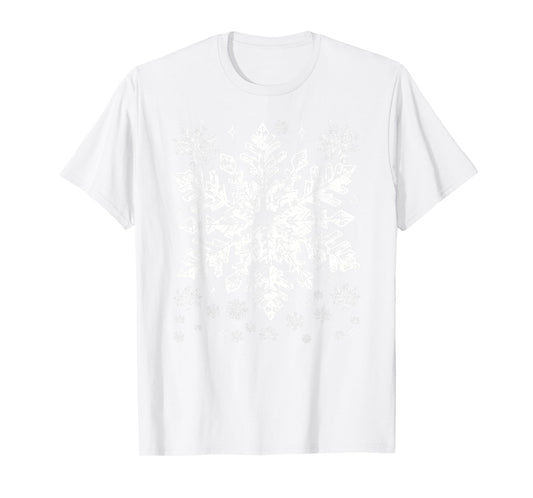 Snowflake Costume Winter Christmas Matching Mens Womens Kids T-Shirt