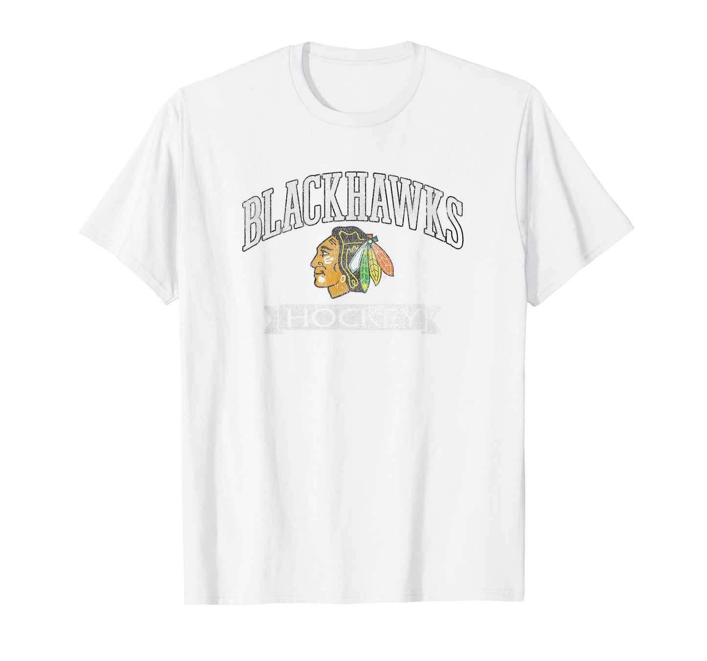 Chicago Blackhawks Vintage Hockey Red Officially Licensed T-Shirt