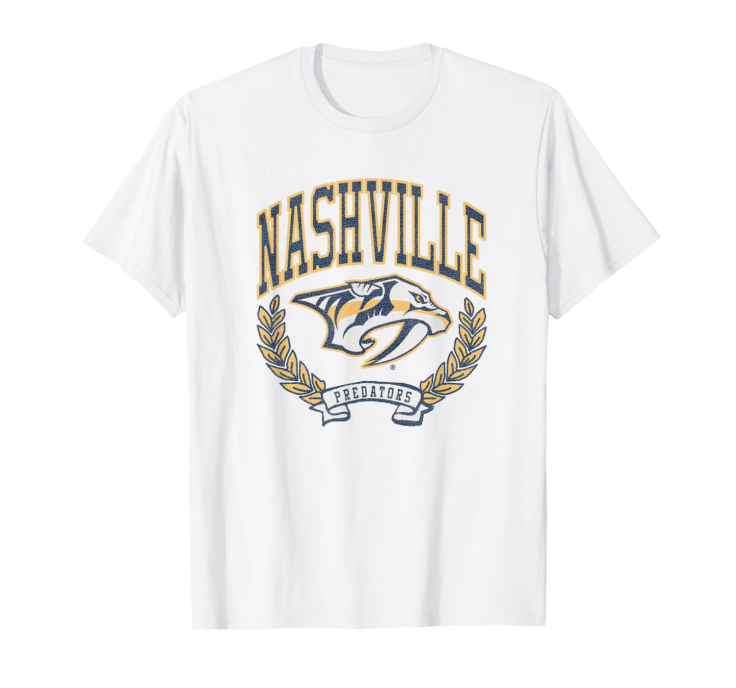 Nashville Predators Vintage Victory Gray Officially Licensed T-Shirt