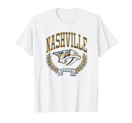 Nashville Predators Vintage Victory Gray Officially Licensed T-Shirt