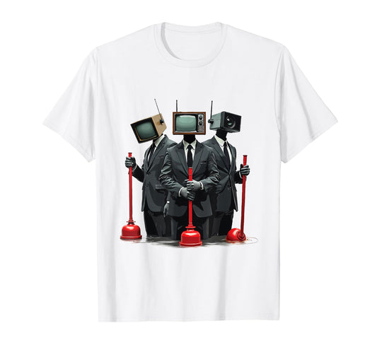 Skibidi toilet Tee, Birthday Boy Present for Kids, Adults T-Shirt