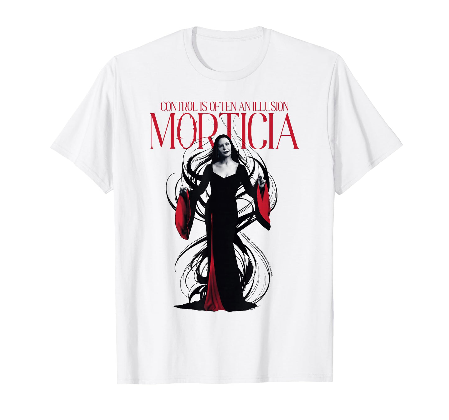 Wednesday Season 2 Control is Often an Illusion Morticia T-Shirt