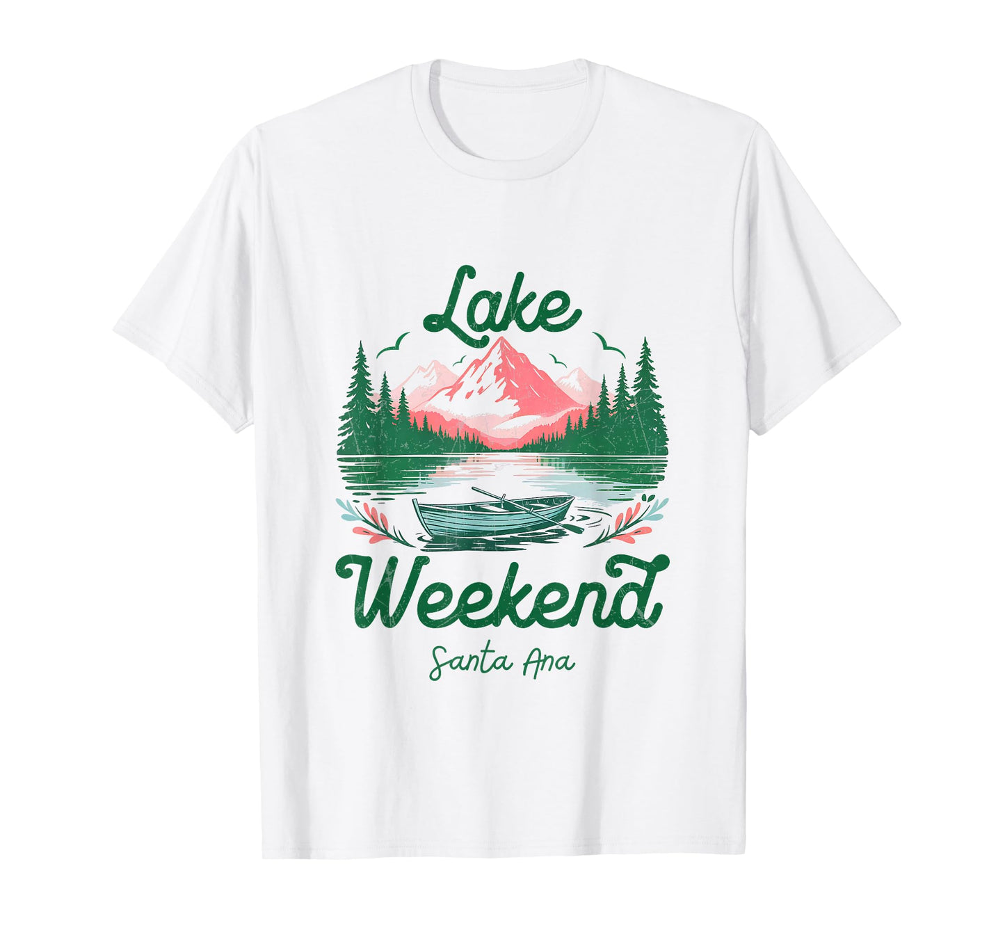 Lake Weekend Vacation Trip Santa Ana California T-Shirt