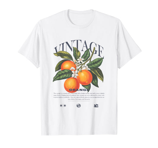 Orange Fruit Vintage T-Shirt
