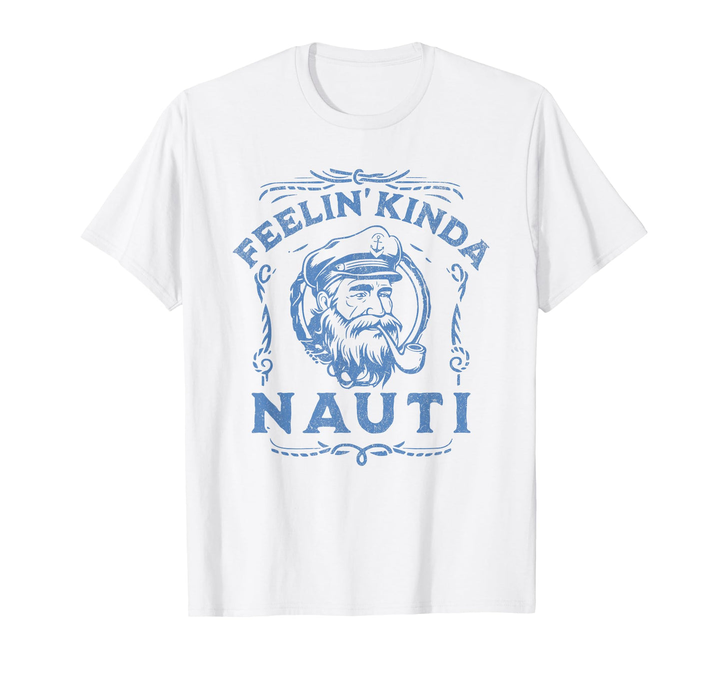 Yacht Rock Party Nauti Motor Boat Captain Love Motor Boating T-Shirt