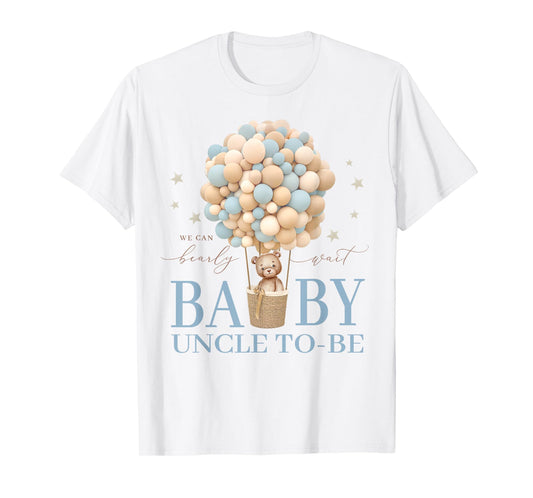 Uncle We Can Bearly Wait Baby Shower Bear Family Matching T-Shirt