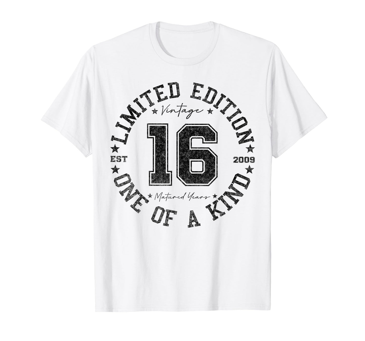 16 Year Old Gifts Vintage 2009 Limited Edition 16th Birthday T-Shirt