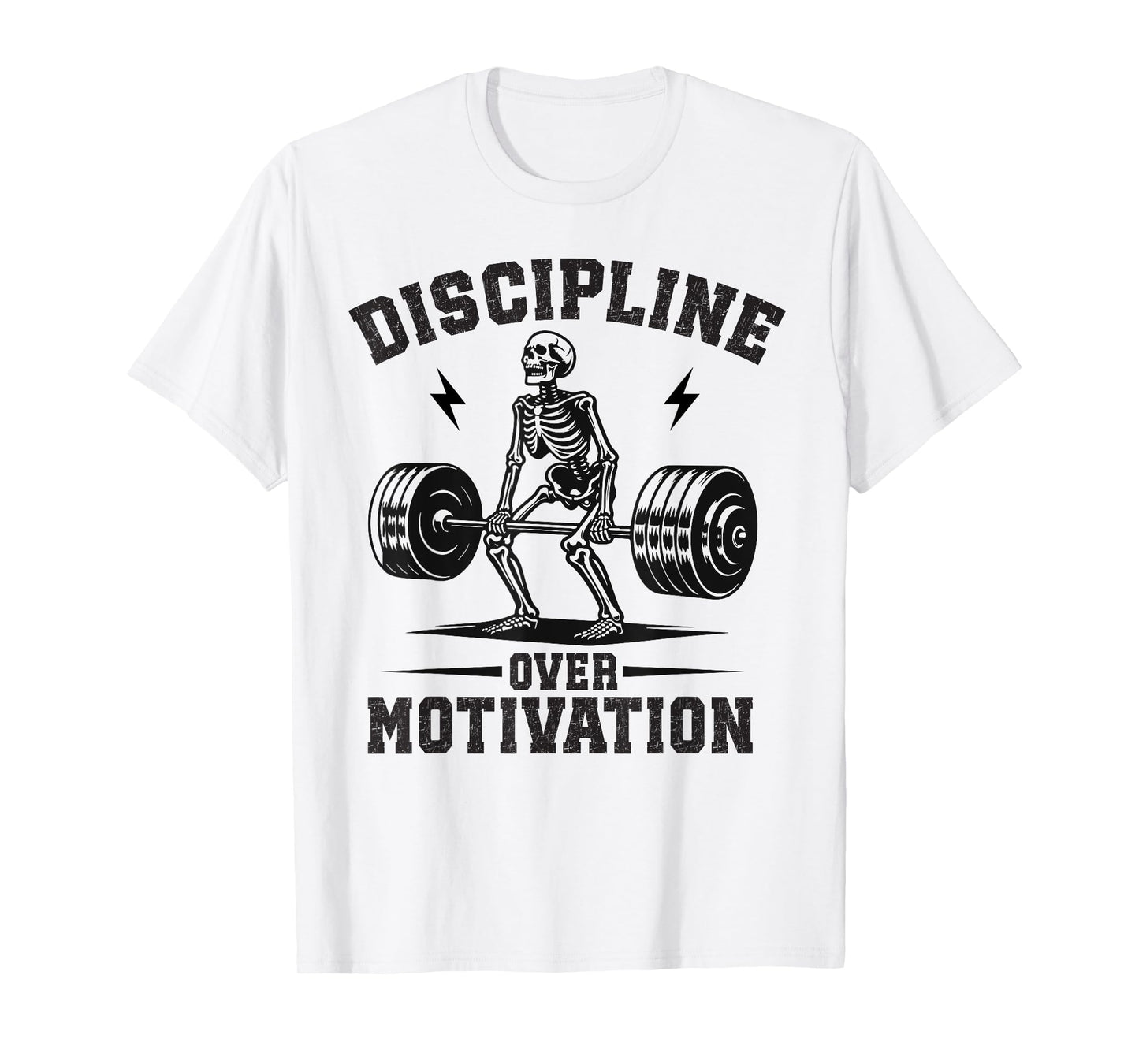 Discipline over motivation Gym Motivational Training Fitness T-Shirt