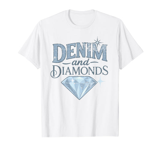 Denim And Diamonds Faded Vintage T-Shirt