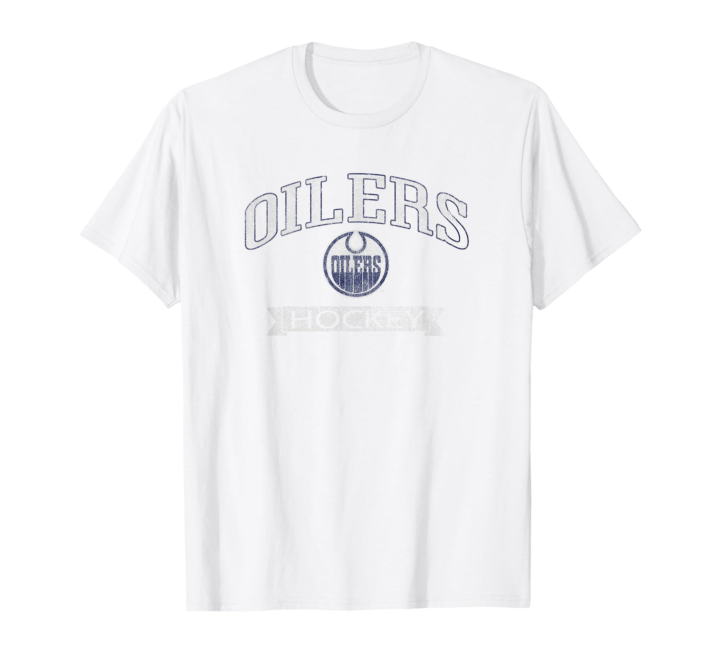 Edmonton Oilers Vintage Hockey Orange Officially Licensed T-Shirt