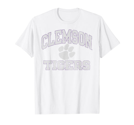 Clemson Tigers Vintage Worn Orange Officially Licensed T-Shirt