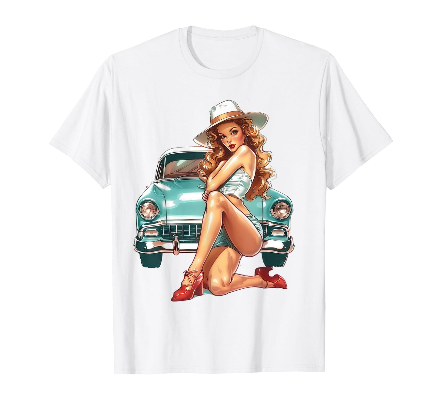 Pinup Girl Pin Up Vintage Retro girls T-Shirt