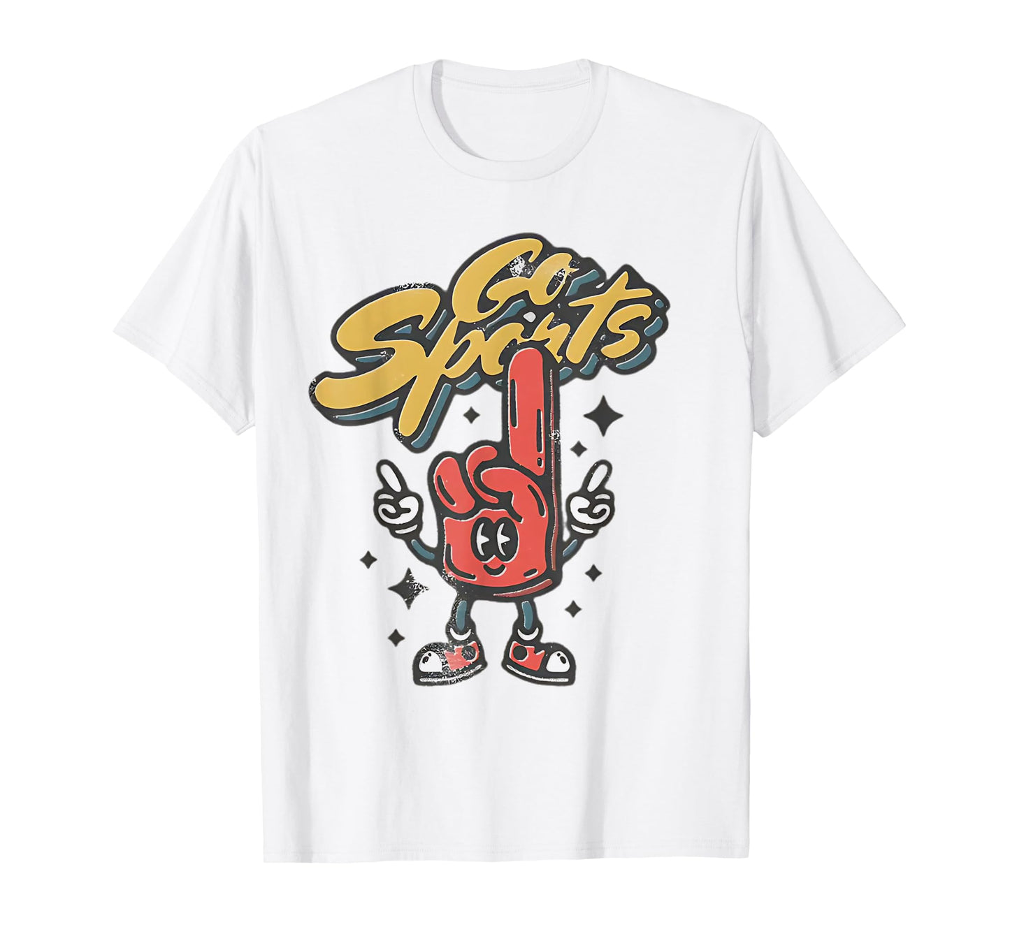 Go sport mascot retro y2k vintage sport spirit T-Shirt