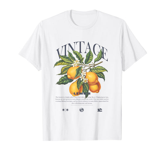 Lemon Fruit Vintage T-Shirt