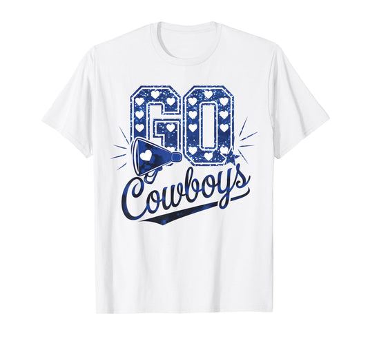 Cheer Cowboys Design Gift For Men Women Girls Kids T-Shirt