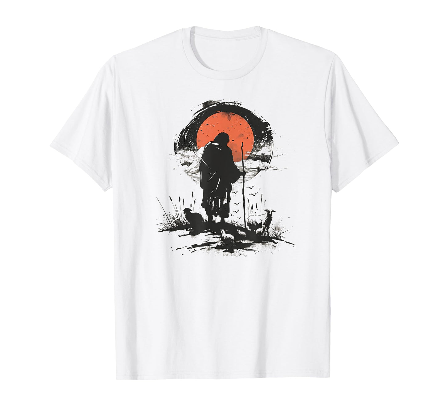Shepherd Jesus and his flock T-Shirt