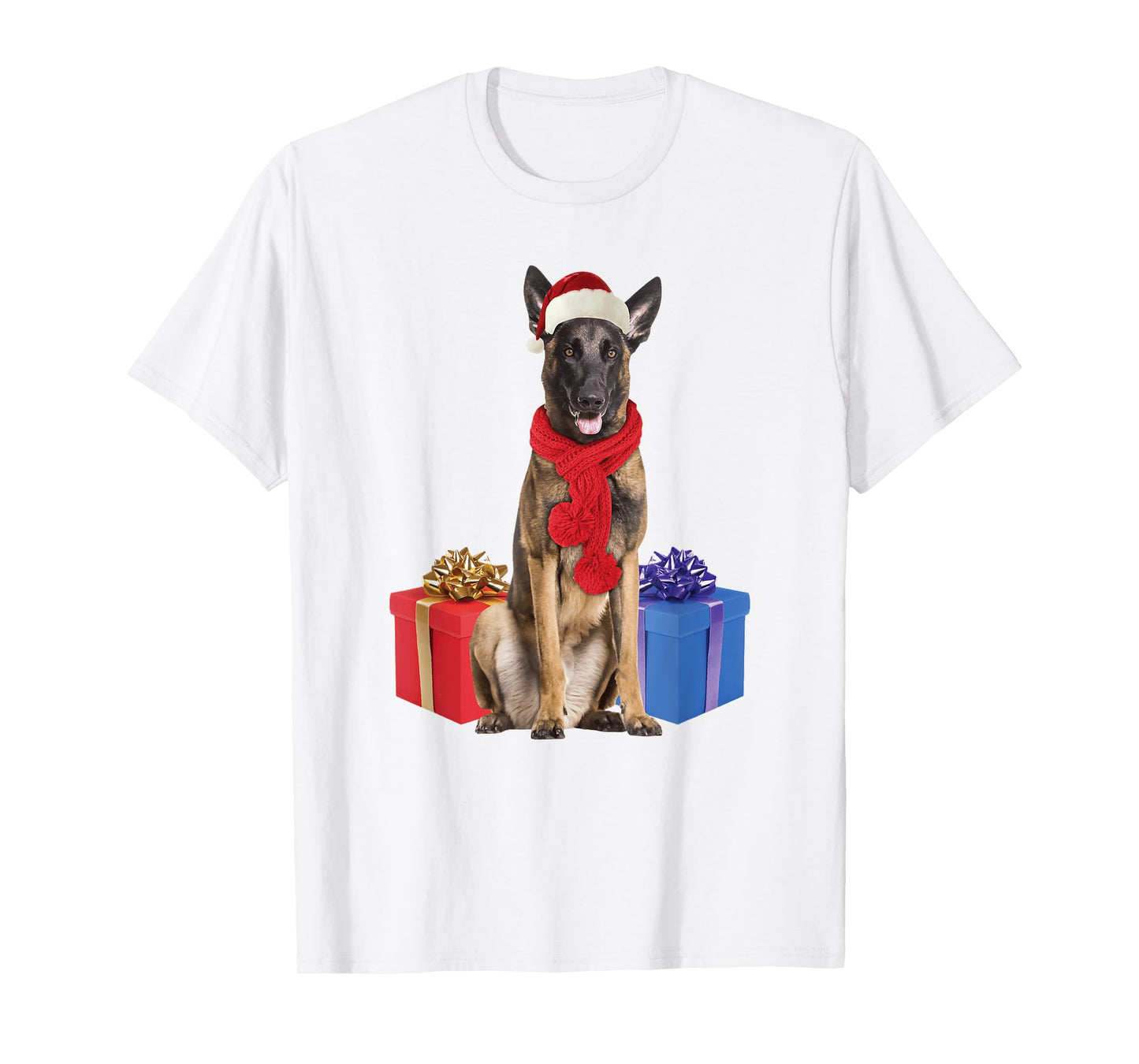 Christmas Malinois Dog Cute T-Shirt