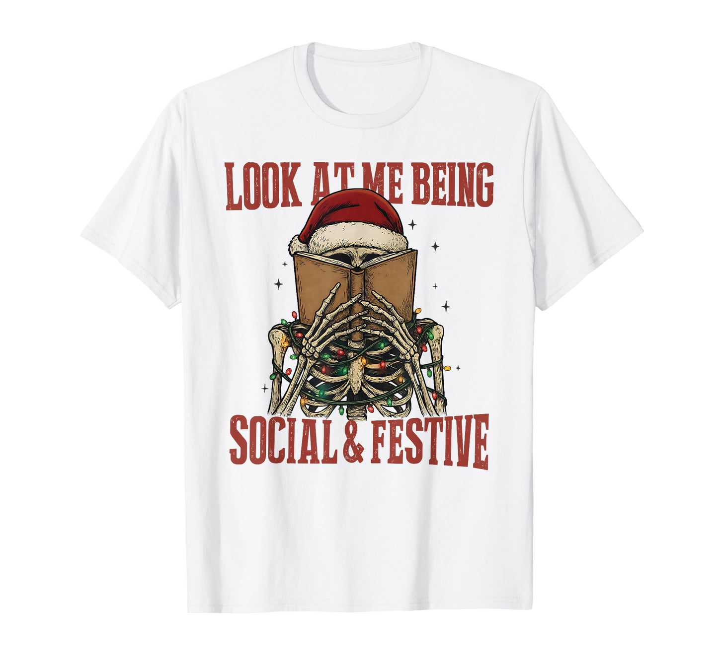 Christmas Read, Cozy Bookish Xmas Girl Reader Ugly Gift T-Shirt