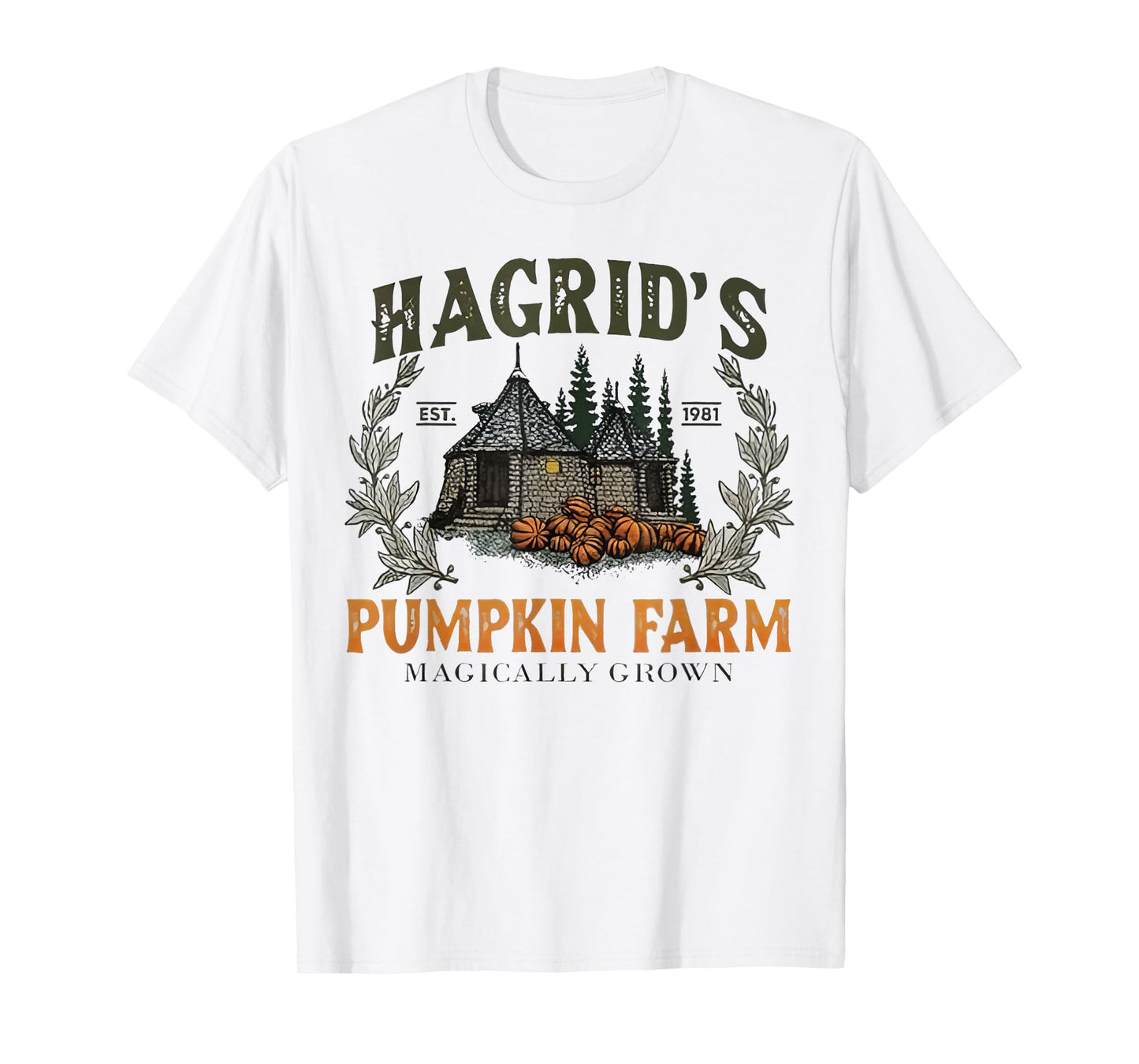 Retro Fall Hagrid's Pumpkin Farm Patch Autumn Pumpkin Garden T-Shirt