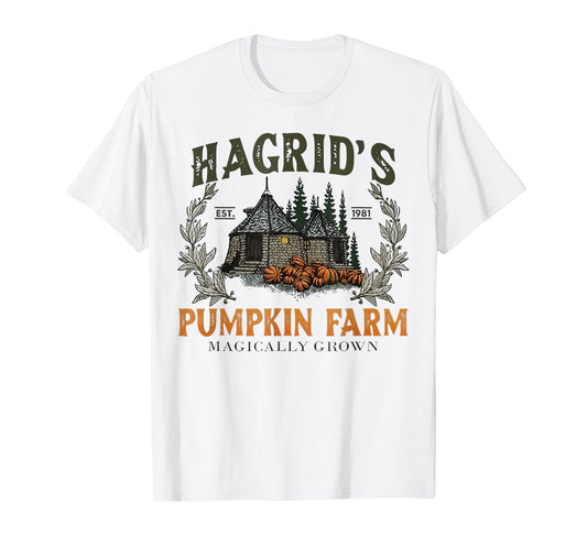 Retro Fall Hagrid's Pumpkin Farm Patch Autumn Pumpkin Garden T-Shirt