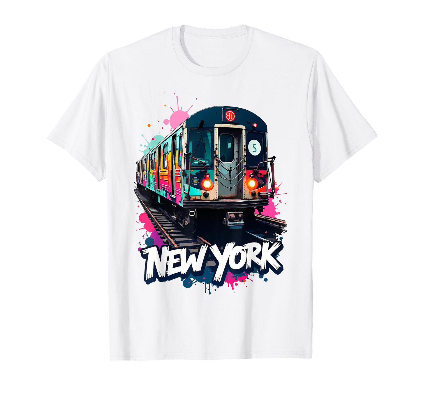 Vintage NYC Graffiti Subway Style with 1980s City Vibe T-Shirt