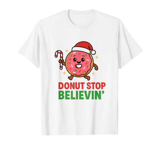 Donut Stop Christmas T-Shirt