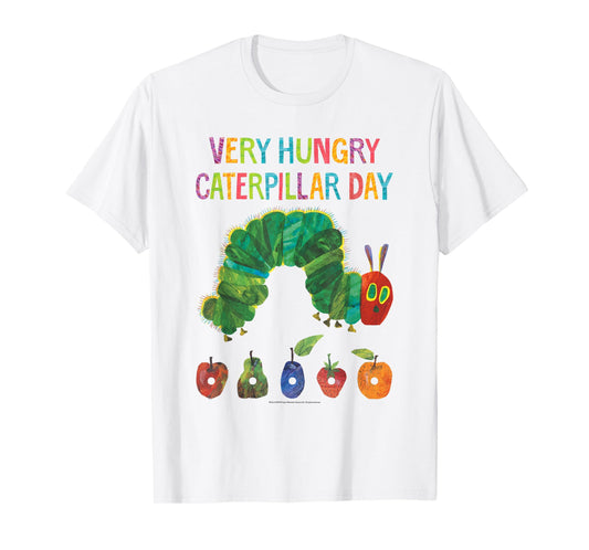 Eric Carle Very Hungry Caterpillar Day Children's Book T-Shirt
