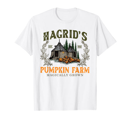 Hagrids Pumpkin Farm Magically Grown Halloween Spooky Season T-Shirt
