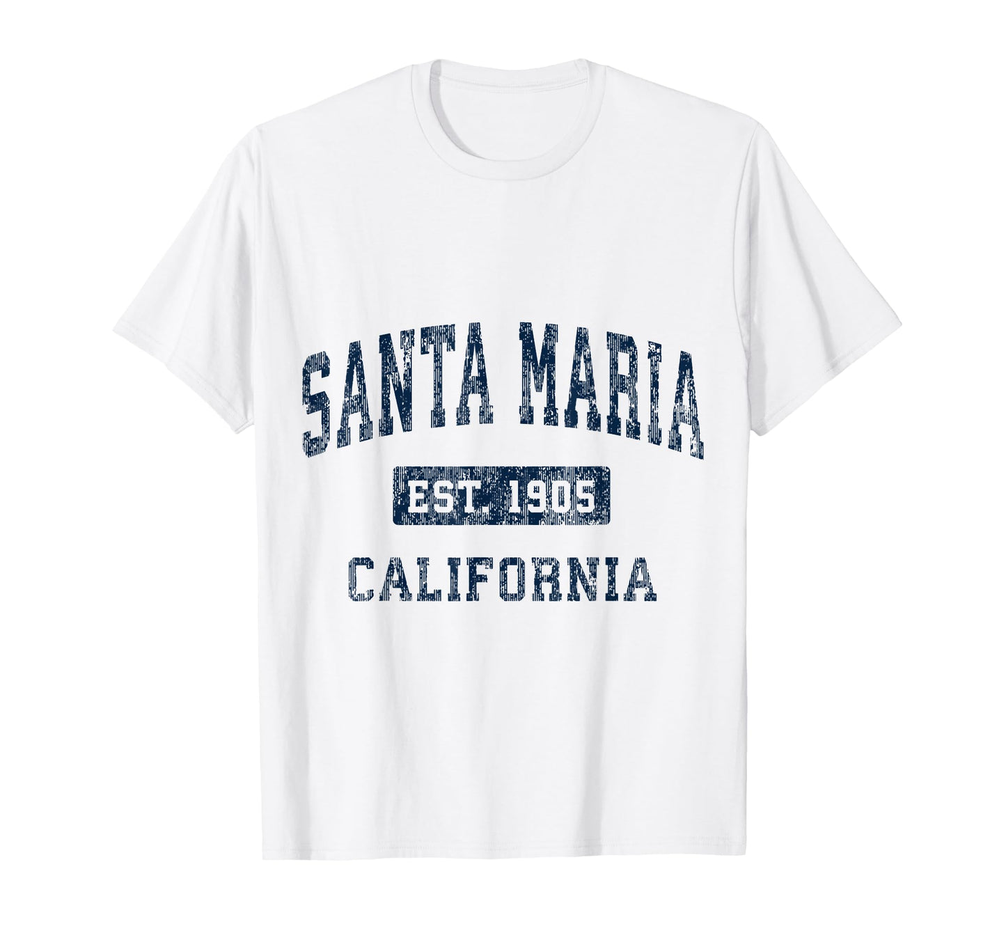 Santa Maria California CA Vintage Established T-Shirt