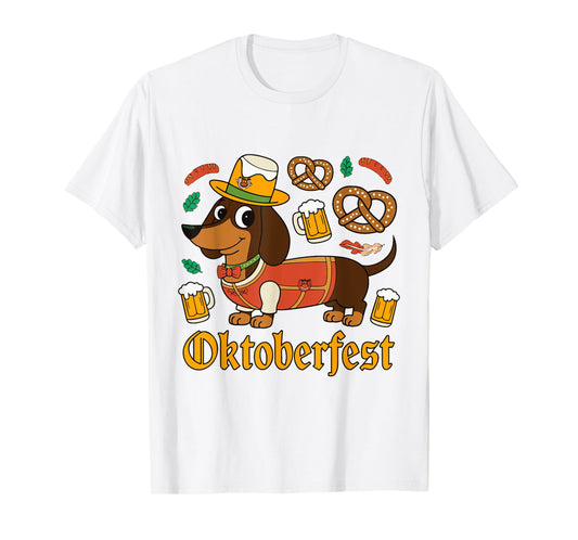 Oktoberfest Dachshund Cute Sausage Dog German Men Women T-Shirt