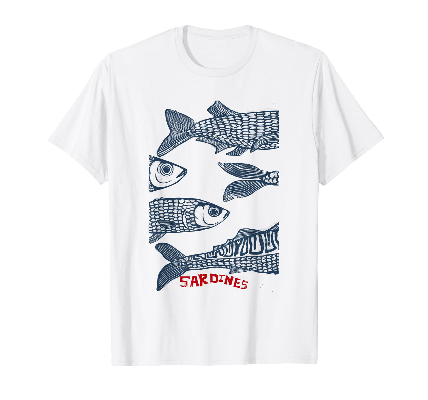 Sardines Tinned Fish Retro Graphic For Men Women T-Shirt